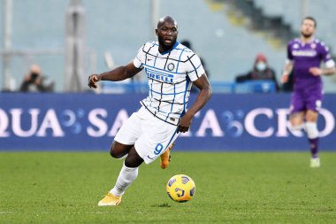 FC Internazionale 'den Romelu Lukaku, ACF Fiorentina' ya karşı FC Internazionale - İtalyan futbolu Coppa Italia maçı, Florence, İtalya, 13 Ocak 2021 - Fotoğraf: LM / Matteo Papini