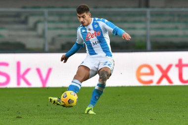 Giovanni Di Lorenzo (Napoli) Hellas Verona-SSC Napoli maçı sırasında - İtalya Futbol Serisi A maçı Verona, İtalya, 24 Ocak 2021 - Fotoğraf: LM / Alessio Tarpini