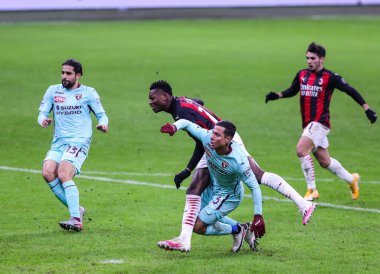 AC Milan 'dan Rafael Leao, AC Milan' a karşı Torino FC - İtalya Serie A maçı, 9 Ocak 2021 - Fotoğraf: LM / Fabrizio Carabelli