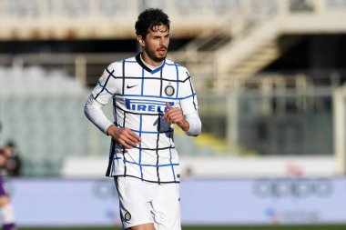 FC Internazionale 'den Andrea Ranocchia, ACF Fiorentina - FC Internazionale - İtalyan futbolu Coppa Italia maçı - 13 Ocak 2021 - Fotoğraf: LM / Matteo Papini