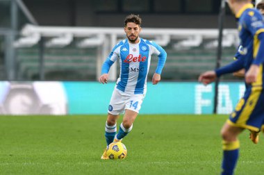 Dries Mertens (Napoli) Hellas Verona - SSC Napoli - İtalya Serie A maçı In Verona, İtalya, 24 Ocak 2021 - Fotoğraf: LM / Alessio Tarpini