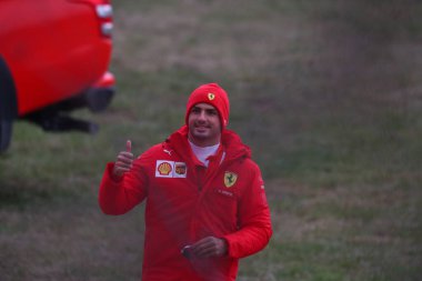 #Carlos Sainz Jr Ferrari SF71H Formula 12021 özel testi sırasında 55 Carlos Sainz Jr Ferrari - Formula 1 Şampiyonası Maranello, İtalya, 27 Ocak 2021 - Kredi: LM / Alessio De Marco