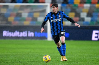 Udinese Calcio - FC Internazionale maçı sırasında Internazionale 'den Alessandro Bastoni - İtalyan futbol takımı Serie A maçı IN Udine, İtalya, 23 Ocak 2021 - Fotoğraf: LM / Ettore Griffoni