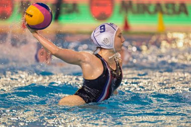 9 VERNOUX Ema Martine (Fransa) Kadınlar & # 39; Waterpolo Olimpiyat Turnuvası 2021 - Fransa İtalya 'ya Karşı Olimpiyat Oyunları Trieste, İtalya, 19 Ocak 2021 - Fotoğraf: LM / Marco Todaro