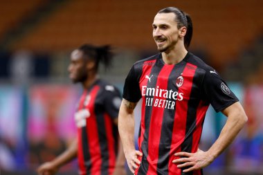 Zlatan Ibrahimovic (AC Milan) FC Internazionale-AC Milan maçında - İtalyan Coppa Italia maçı, 26 Ocak 2021 - Fotoğraf: LM / Francesco Scaccianoce