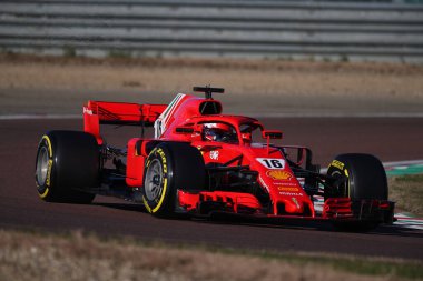 Charles Leclerc, Charles Leclerc sırasında Ferrari SF71H Formula 12021 - Formula 1 Şampiyonası Modena, İtalya, 26 Ocak 2021 - Kredi: LM / Alessio De Marco