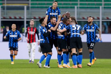 Christian Eriksen (FC Internazionale), FC Internazionale - AC Milan - İtalyan Coppa Italia maçı sırasında 26 Ocak 2021 - Fotoğraf: LM / Francesco Scaccianoce