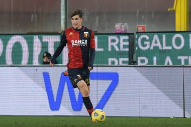 Eldor Shomurodov (Genoa) Cenova-Bologna FC maçında - İtalyan Serie A maçı Cenova, İtalya 'da, 09 Ocak 2021 - Fotoğraf: LM / Danilo Vigo