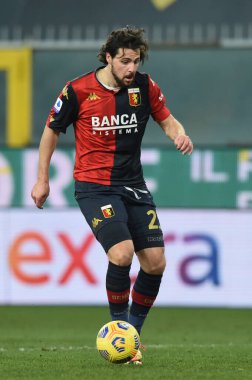 Mattia Destro (Ceneviz) Ceneviz CFC-Bologna FC maçında - İtalyan Serie A maçı Cenova, İtalya 'da, 09 Ocak 2021 - Fotoğraf: LM / Danilo Vigo