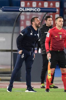 ROME, İtalya - 21 Ocak: Teknik Direktör Roberto D / LiveMedia