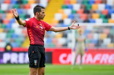 Udinese Calcio-SSC Napoli maçında Fabrizio Pasqua 'nın hakemi - İtalyan futbol takımı Serie A maç IN Udine, İtalya, 10 Ocak 2021 - Fotoğraf: LM / Ettore Griffoni