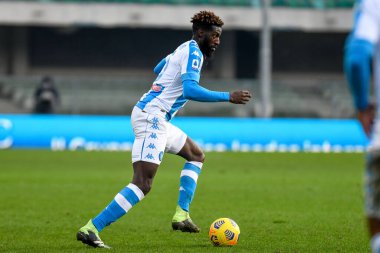 Tiemoue Bakayoko (Napoli) Hellas Verona-SSC Napoli maçında - İtalyan futbolcu Serie A karşılaşması Verona, İtalya, 24 Ocak 2021 - Fotoğraf: LM / Ettore Griffoni
