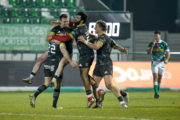 Benetton Treviso, Munster Rugby 'ye karşı Rugby - Rugby Guinness Pro 14 maçında kazandığı galibiyet için Munster Rugby' nin Mutluluğu, 30 Ocak 2021 - Fotoğraf: LM / Ettore Griffoni