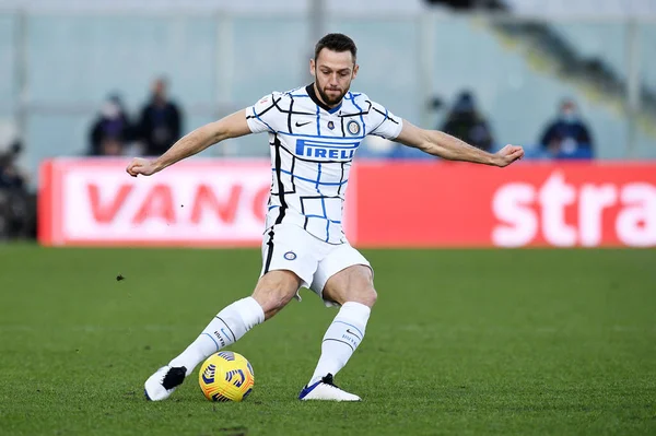 FC Internazionale 'den Stefan Devij, ACF Fiorentina - FC Internazionale - İtalyan futbolu Coppa Italia maçı - 13 Ocak 2021 - Fotoğraf: LM / Matteo Papini