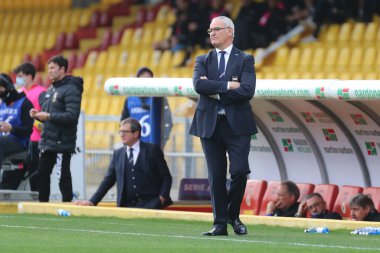 Koç Claudio Ranieri (UC Sampdoria) Benevento - Sampdoria, Stadio Ciro Vigorito arasında oynanan Serie A futbol maçı sırasında 7 Şubat 2021 tarihinde Benevento İtalya / LiveMedia 'da oynanmıştır.