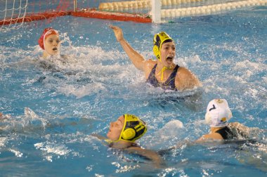 Arianna Gragnolati - Vetrocar CSS Verona bir gol sonra. Waterpolo EuroLeague Kadınlar Ligi sırasında Monte Bianco havuzlarında FTC Telekom Budapeşte - CSS Verona maçı yapıldı. Verona, İtalya, Şubat 06, 2021 - Fotoğraf: LiveMedia / Roberto Tommasini