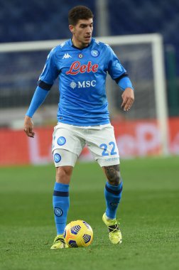 Giovanni DI Lorenzo (Napoli) İtalyan futbol takımı Serie A maçında Cenova, İtalya 'daki Luigi Ferraris Stadyumu' nda Cenova CFC ile SSC Napoli karşılaşmasında, 06 Şubat 2021 - Fotoğraf: LiveMedia / Danilo Vigo