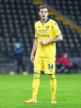 İvan Iliç (Hellas Verona) İtalyan futbolu Serie A maçı sırasında Udinese Calcio, Hellas Verona FC 'ye karşı Udine, İtalya' da Dacia Arena Stadyumu 'nda oynanan maçta, 7 Şubat 2021 - Fotoğraf: LiveMedia / Ettore Griffoni