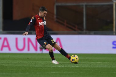Kevin Strootman (Cenova) İtalyan futbol takımı Serie A maçında Cenova, İtalya 'daki Luigi Ferraris Stadyumu' nda Cenova CFC ile SSC Napoli karşılaşmasında, 06 Şubat 2021 - Fotoğraf: LiveMedia / Danilo Vigo