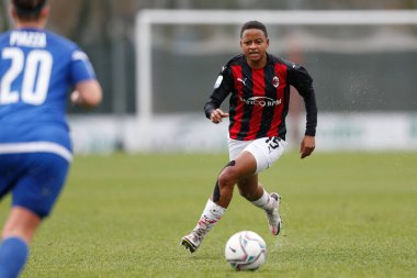 Refiloe Jane (AC Milan) İtalyan futbolu sırasındaki Serie A Women maçı AC Milan - San Marino Academy at the Vismara Sport Center, İtalya, 07 Şubat 2021 - Kredi: LiveMedia / Francesco Scaccianoce