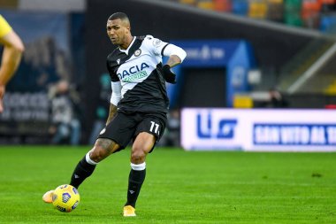 Silva Souza Walace (Udinese) İtalyan futbolu Serie A maçı sırasında Udinese Calcio, Hellas Verona FC 'ye karşı Udine, İtalya' da Dacia Arena Stadyumu 'nda oynanan maçta, 7 Şubat 2021 - Fotoğraf: LiveMedia / Ettore Griffoni
