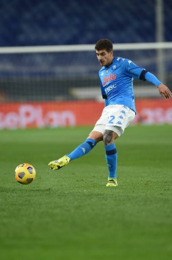 Giovanni DI Lorenzo (Napoli) İtalyan futbol takımı Serie A maçında Cenova, İtalya 'daki Luigi Ferraris Stadyumu' nda Cenova CFC ile SSC Napoli karşılaşmasında, 06 Şubat 2021 - Fotoğraf: LiveMedia / Danilo Vigo