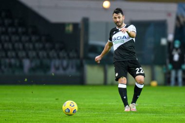 Tolgay Arslan (Udinese) İtalyan futbolu Serie A maçı sırasında Udinese Calcio, Hellas Verona FC 'ye karşı Udine, İtalya' da Dacia Arena Stadyumu, 07 Şubat 2021 - Fotoğraf: LiveMedia / Ettore Griffoni