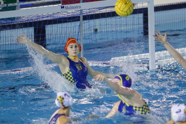 Flora Eszter Toth (BVSC Zuglo Budapeşte) Waterpolo EuroLeague Kadınlar Ligi 'nde Plebiscito Padova ile BVSC Budapeşte maçında, İtalya' nın Ostia Aquatic Center of Ostia 'da, 5 Şubat 2021 - Fotoğraf: LiveMedia / Luigi Mariani