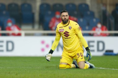 Salvatore Sirigu (Torino FC), İtalya 'nın Bergamo şehrindeki Gewiss Stadyumu' nda oynanan Atalanta BC-Torino FC maçı sırasında Josip Iliciç 'ten (Atalanta) gol kurtaramadıktan sonra, 06 Şubat 2021 - Fotoğraf: LiveMedia / Francesco Sc