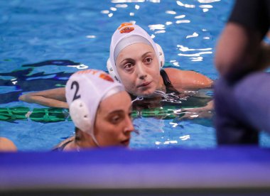 Waterpolo EuroLeague kadınları sırasındaki Silvia Avegno (SIS Roma) SIS Romanlar vs BVSC Budapeşte ile Roma 'daki Ostia Sucul Merkezi' nde, Şubat 06, 2021 - Fotoğraf: LiveMedia / Luigi Mariani