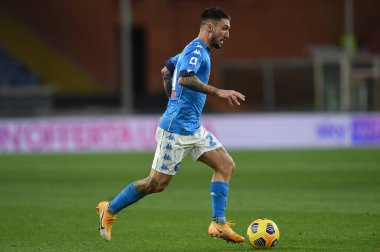 Matteo Politano (Napoli) İtalyan futbol takımı Serie A maçında Cenova, İtalya 'daki Luigi Ferraris Stadyumu' nda Cenova CFC ile SSC Napoli karşılaşmasında, 06 Şubat 2021 - Fotoğraf: LiveMedia / Danilo Vigo