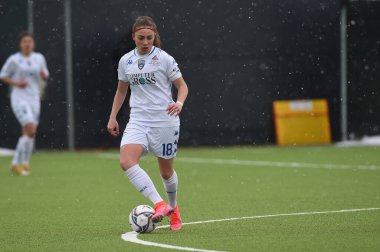 Benedetta Glionna (Empoli) İtalyan Coppa Italia Women maçında Juventus vs Empoli Ladies at the Juventus Training Center, İtalya, 13 Şubat 2021 - Fotoğraf: LiveMedia / Danilo Vigo