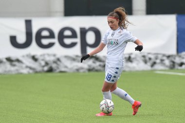 Benedetta Glionna (Empoli) İtalyan Coppa Italia Women maçında Juventus vs Empoli Ladies at the Juventus Training Center, İtalya, 13 Şubat 2021 - Fotoğraf: LiveMedia / Danilo Vigo