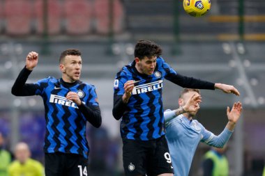 Alessandro Bastoni (FC Internazionale), İtalya 'nın Milano şehrindeki Giuseppe Meazza Stadyumu' nda oynanan FC Internazionale maçında 14 Şubat 2021 - Fotoğraf: LiveMedia / Francesco Scaccianoce