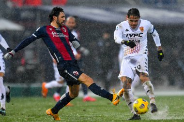 Nicolas Viola (Benevento Calcio) İtalya 'nın Bologna FC - Benevento Calcio maçında Renato Dall & # 39; Ara stadyumunda 12 Şubat 2021 - Kredi: LiveMedia / Alessio Marini