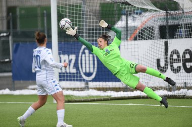İtalyan Coppa Italia Women maçında Noemi Fedele (Empoli) Vinovo 'daki Juventus Eğitim Merkezi' nde Juventus-Empoli Ladies maçında (TO), İtalya, 13 Şubat 2021 - Fotoğraf: LiveMedia / Danilo Vigo