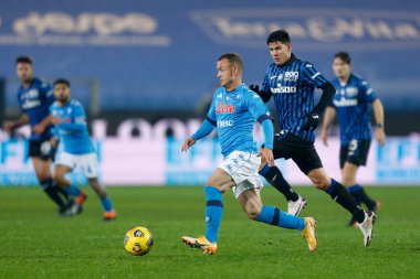 İtalyan futbolu Coppa Italia maçında Stanislav Lobotka (SSC Napoli) - İtalya 'nın Bergamo kentindeki Gewiss Stadyumu' nda Atalanta BC-SSC Napoli maçı, 10 Şubat 2021 - Kredi: LiveMedia / Francesco Scaccianoce
