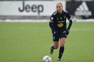İtalyan Coppa Italia Women maçında Linda Sembrant (Juventus) Vinovo (TO), İtalya 'daki Juventus Eğitim Merkezi' nde Juventus vs Empoli Ladies 'e karşı, 13 Şubat 2021 - Fotoğraf: LiveMedia / Danilo Vigo