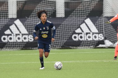 Sara Gama (Juventus) İtalyan Coppa Italia Women maçında Juventus vs Empoli Ladies vs Vinovo (TO), İtalya 'da Juventus Antrenman Merkezi, 13 Şubat 2021 - Fotoğraf: LiveMedia / Danilo Vigo