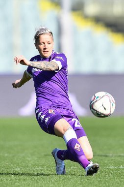Lana Clelland (Fiorentina Femminile) İtalyan Coppa Italia Women maçında ACF Fiorentina Femminile FC Internazionale 'ye karşı Floransa, İtalya' daki Artemio Franchi stadyumunda 14 Şubat 2021 - Fotoğraf: LiveMedia / Lisa Guglielmi