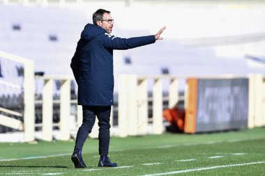Antonio Cincotta (Baş antrenör Fiorentina Femminile) İtalyan Coppa Italia Women futbol karşılaşmasında ACF Fiorentina Femminile FC Internazionale 'ye karşı Floransa, İtalya' daki Artemio Franchi stadyumunda, 14 Şubat 2021 - Fotoğraf: LiveMedia / Lisa Guglielmi