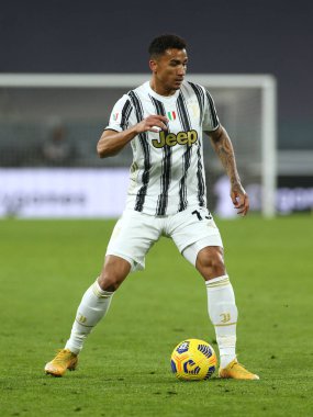 İtalyan futbolu Coppa Italia maçında Danilo Luiz da Silva (Juventus FC) - İtalya 'nın Torino kentindeki Allianz Stadyumu' nda oynanan FC FC FC Internazionale maçı, 9 Şubat 2021 - Fotoğraf: LiveMedia / Claudio Benedetto