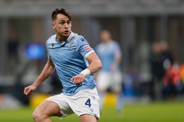 Patricio Gabarron Gil (S.S. Lazio) İtalya 'nın Milano şehrindeki Giuseppe Meazza Stadyumu' nda oynanan FC Internazionale maçında, 14 Şubat 2021 - Fotoğraf: LiveMedia / Francesco Scaccianoce