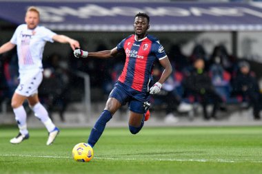 Musa Barrow (Bologna FC) İtalya futbol takımı Serie A maçında Bologna FC - Benevento Calcio maçında Renato Dall & # 39; Ara stadyumunda, 12 Şubat 2021 - Kredi: LiveMedia / Alessio Marini