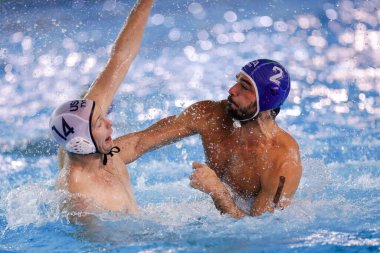 Benjamin Stevenson (ABD) Waterpolo İtalyan Milli Takımı Frecciarossa Kupası 'nda Francesco Di Fulvio' ya (İtalya) karşı - İtalya, İtalya 'daki Ostia Federal Merkezi' nde ABD 'ye karşı, 12 Şubat 2021 - Fotoğraf: LiveMedia / Luigi Mariani