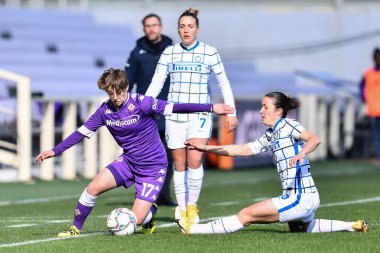 Margherita Monnecchi (Fiorentina Femminile) İtalyan Coppa Italia Women futbol karşılaşmasında ACF Fiorentina Femminile FC Internazionale 'ye karşı Floransa, İtalya' daki Artemio Franchi stadyumunda, 14 Şubat 2021 - Fotoğraf: LiveMedia / Lisa Guglielmi