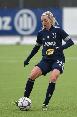 İtalyan Coppa Italia Women maçında Linda Sembrant (Juventus) Vinovo (TO), İtalya 'daki Juventus Eğitim Merkezi' nde Juventus vs Empoli Ladies 'e karşı, 13 Şubat 2021 - Fotoğraf: LiveMedia / Danilo Vigo
