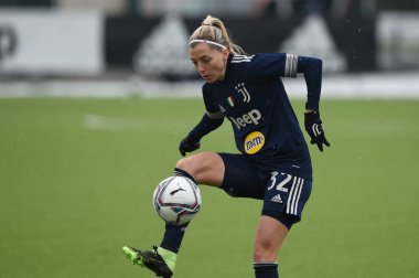 İtalyan Coppa Italia Women maçında Linda Sembrant (Juventus) Vinovo (TO), İtalya 'daki Juventus Eğitim Merkezi' nde Juventus vs Empoli Ladies 'e karşı, 13 Şubat 2021 - Fotoğraf: LiveMedia / Danilo Vigo