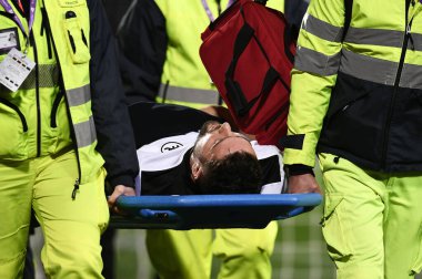 AC Spezia 'dan Riccardo Marchthe AC Spezia, 19 Şubat 2021' de İtalya LiveMedia / Matteo Papini 'de oynanan ACF Fiorentina-Spezia Calcio maçında sakatlandıktan sonra yerini aldı.