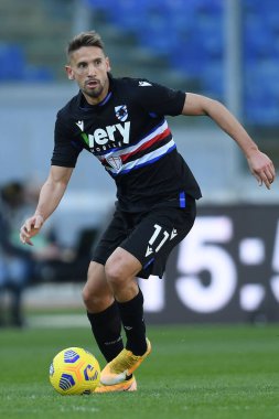 İtalyan futbol takımı Serie A maçında Sampdoria 'dan Gaston Ramirez, 20 Şubat 2021' de İtalya 'daki Stadio Olimpico' da SS Lazio ile UC Sampdoria maçında karşılaşacak.